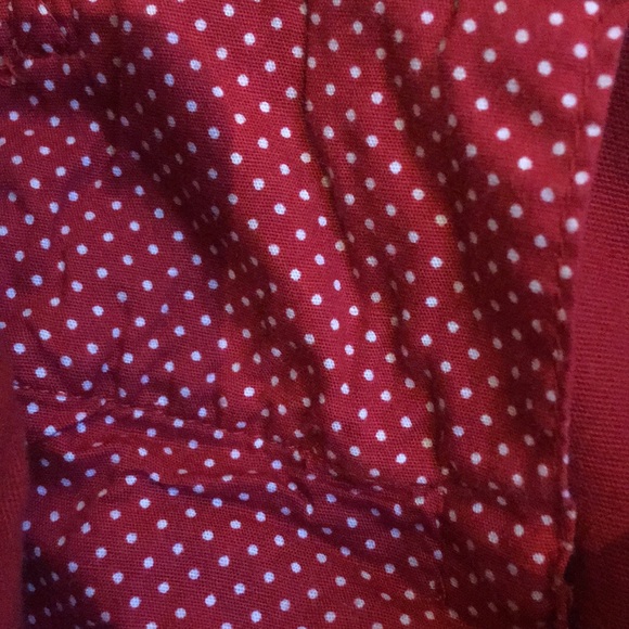 Retro Red High-Waisted Sailor Pants - Picture 4 of 5